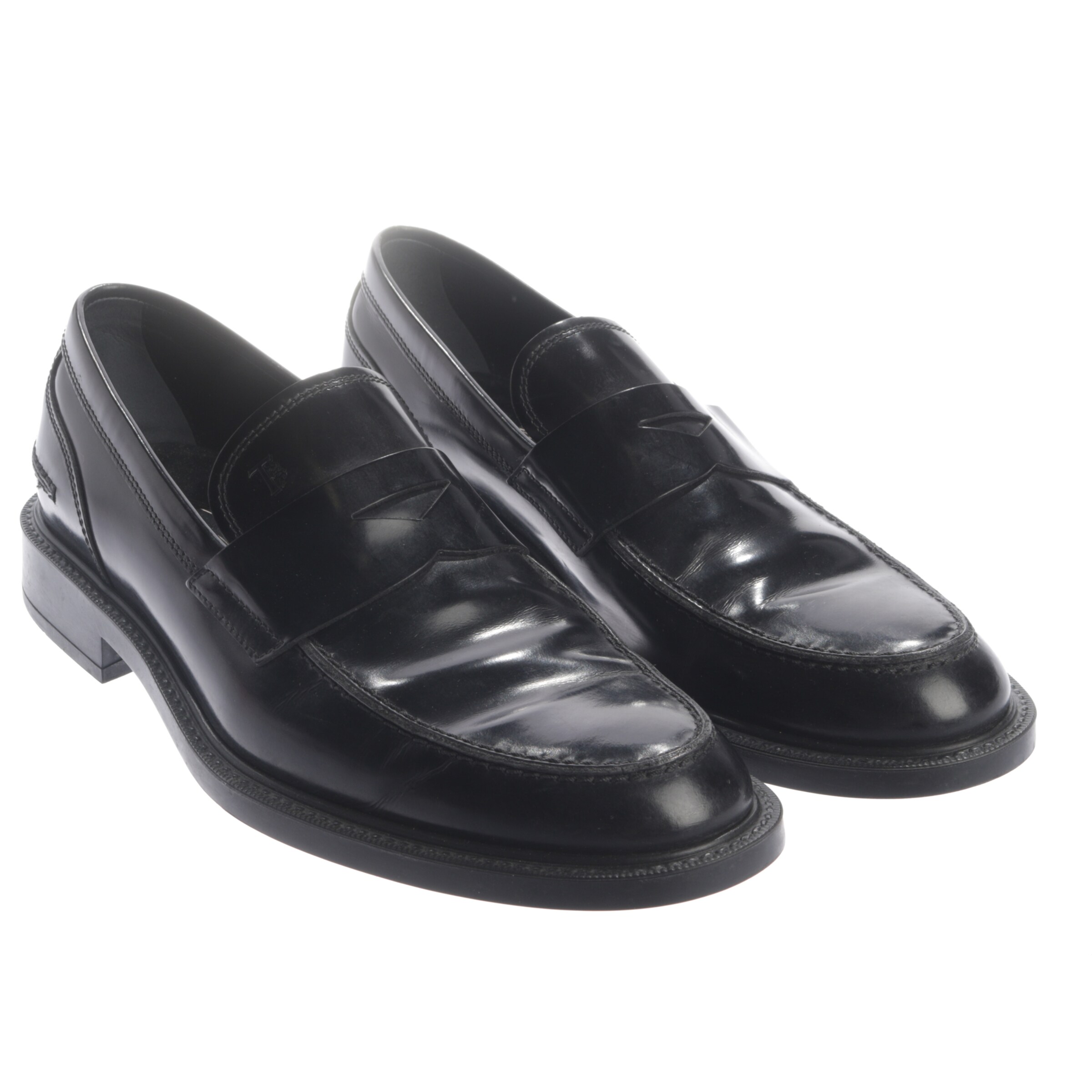 Tod's Flats & Loafers in 39,5 in Black: front