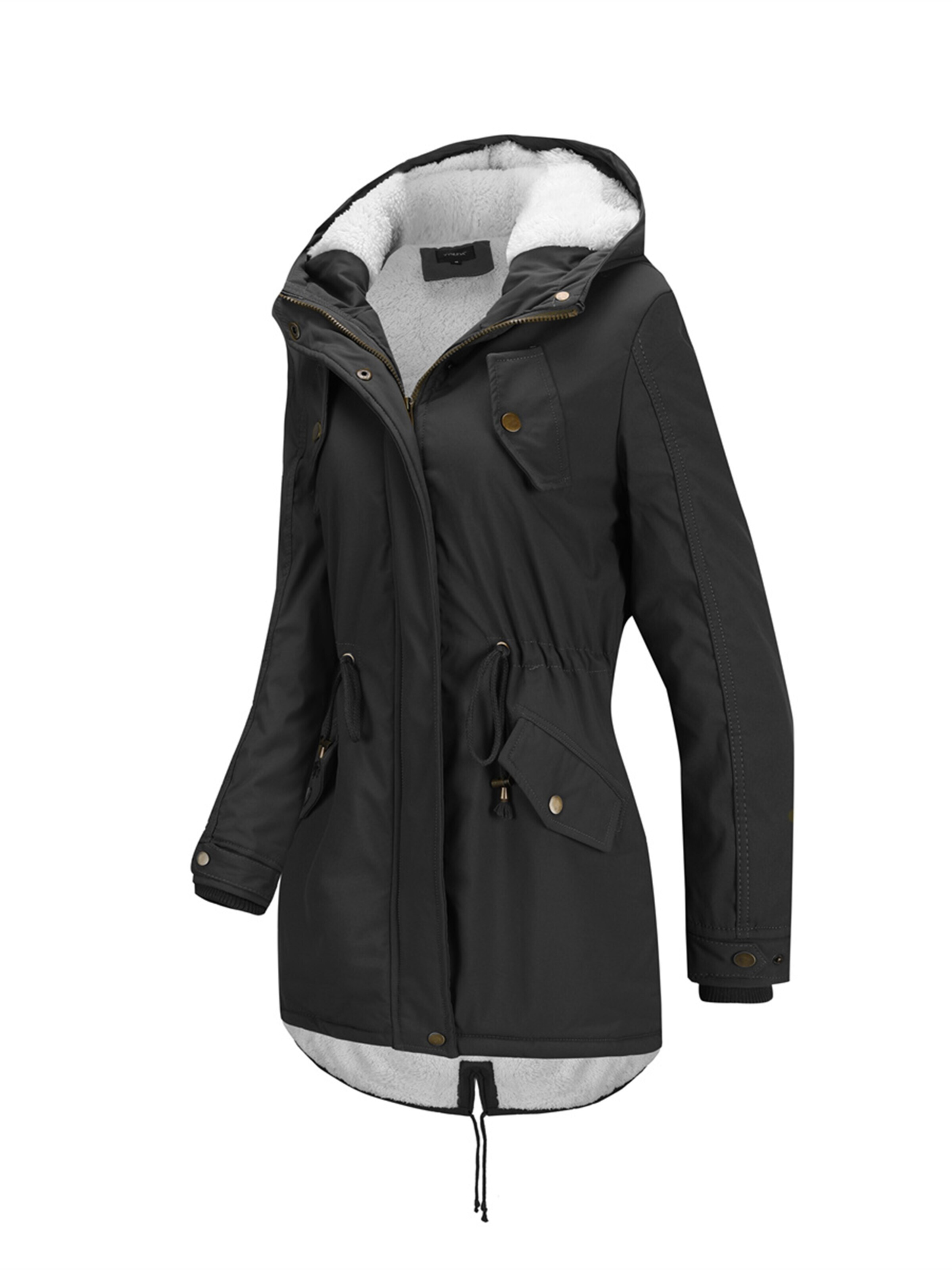 YOUTHUP Winter Jacket in Black