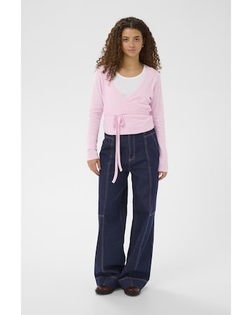 SAINT TROPEZ Gebreid vest in Roze