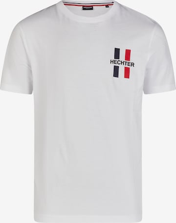 T-Shirt HECHTER PARIS en blanc : devant