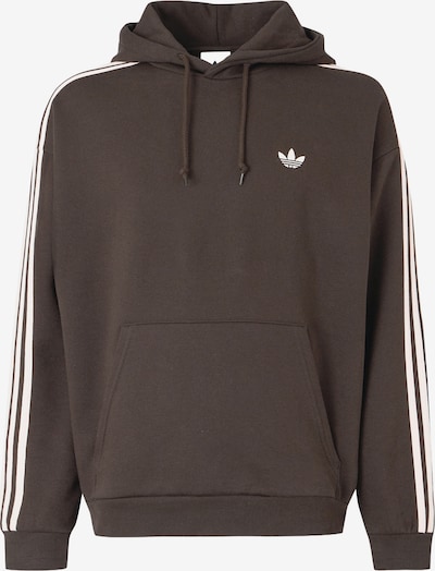 Megztinis be užsegimo 'Adicolor Classics' iš ADIDAS ORIGINALS, spalva – tamsiai ruda / balta, Prekių apžvalga