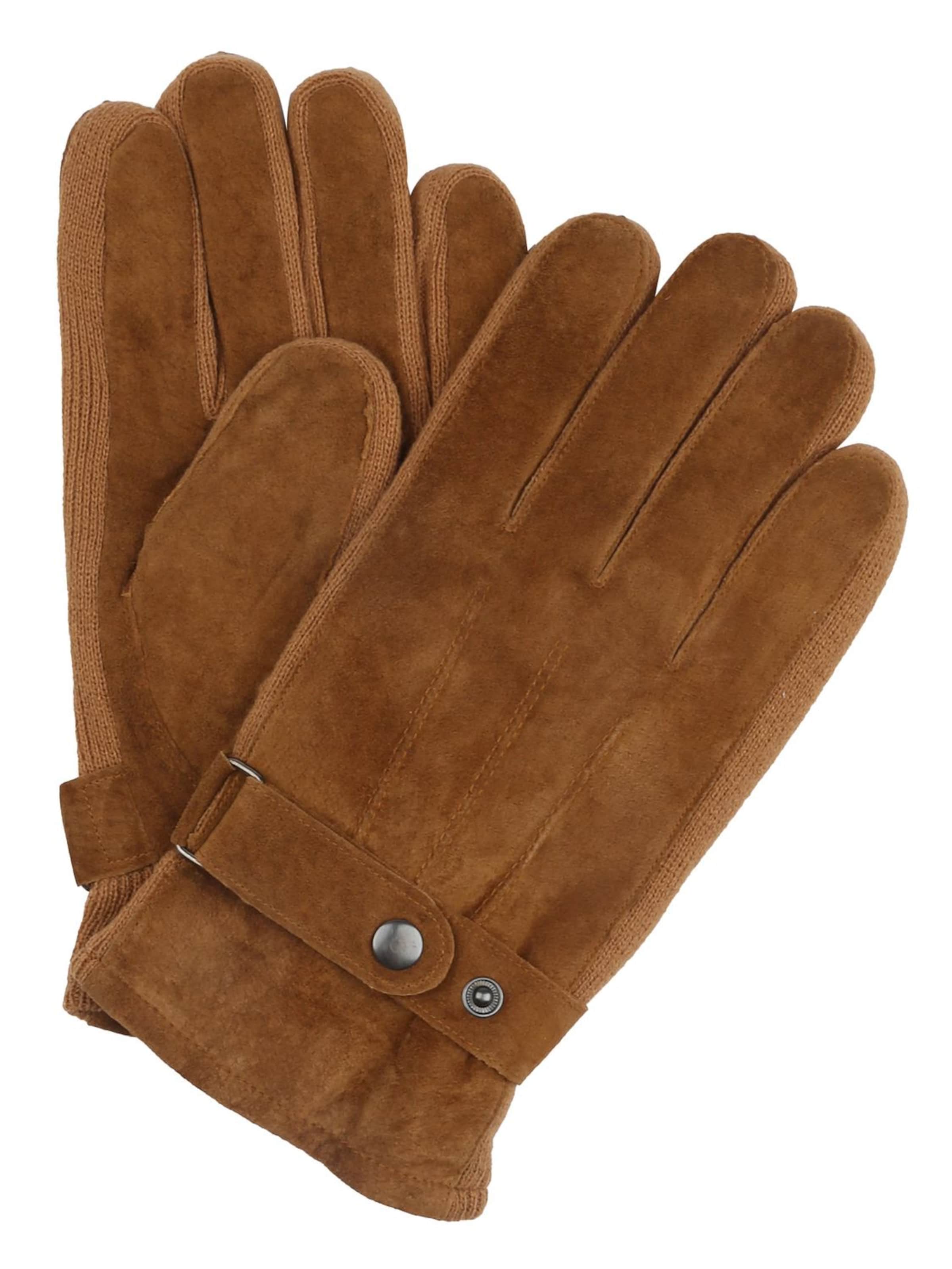 Suitable Full Finger Gloves in L in Brown, Item view