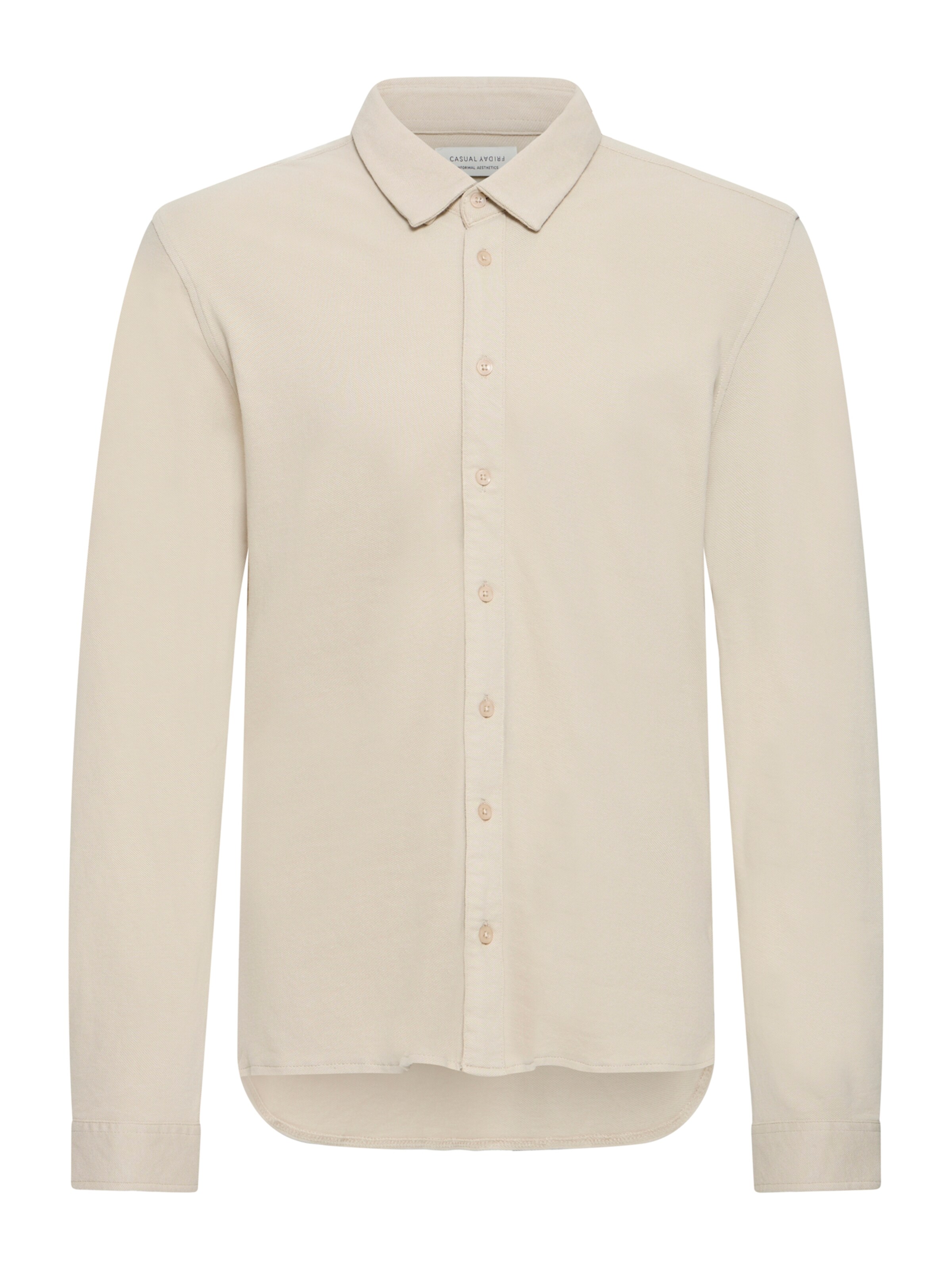 Casual Friday Hemd 'CF Arthur' in Beige: Vorderseite