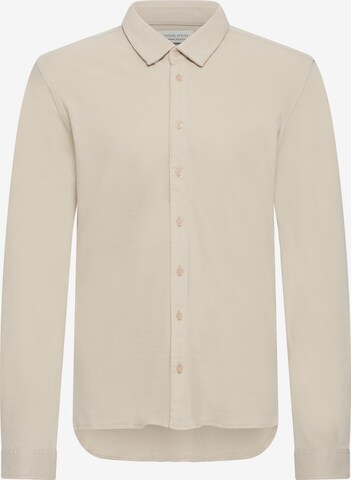Casual Friday Hemd 'CF Arthur' in Beige: Vorderseite