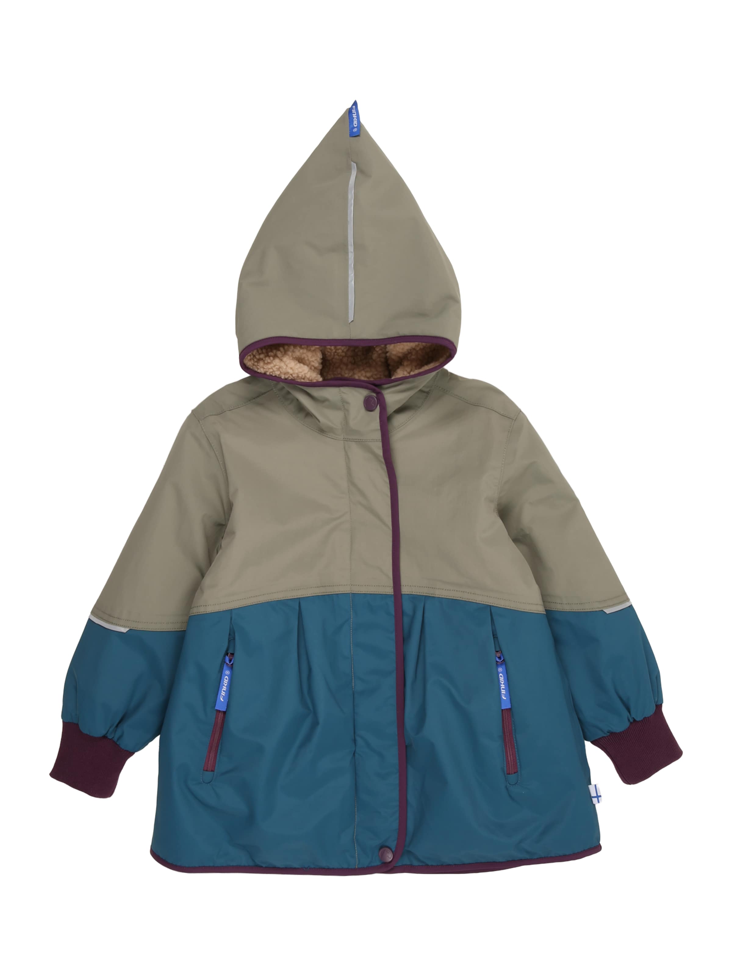 Geacă funcțională 'AINA MUKKA' de la FINKID pe albastru: față