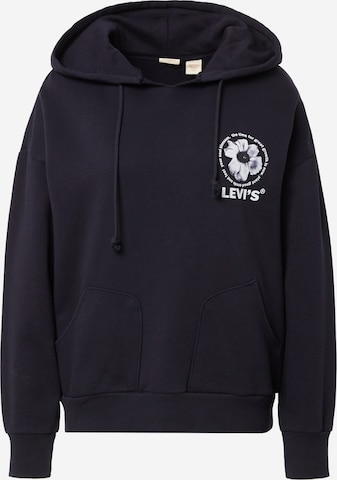 LEVI'S ® Mikina 'Graphic Lone Star Hoodie' – modrá: přední strana