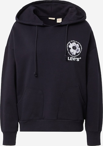 zils LEVI'S ® Sportisks džemperis 'Graphic Lone Star Hoodie': no priekšpuses