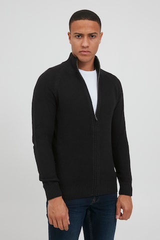 BLEND Gebreid vest 'Thorson' in Zwart: voorkant