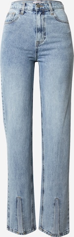 Misspap Flared Jeans in Blauw: voorkant