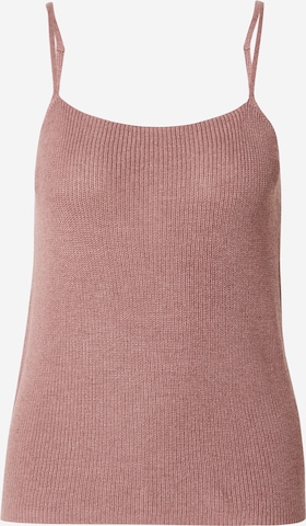 VERO MODA Gebreide top 'NEWLEXSUN' in Roze: voorkant