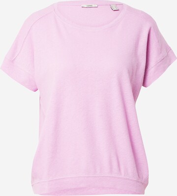 ESPRIT T-shirt i lila: framsida