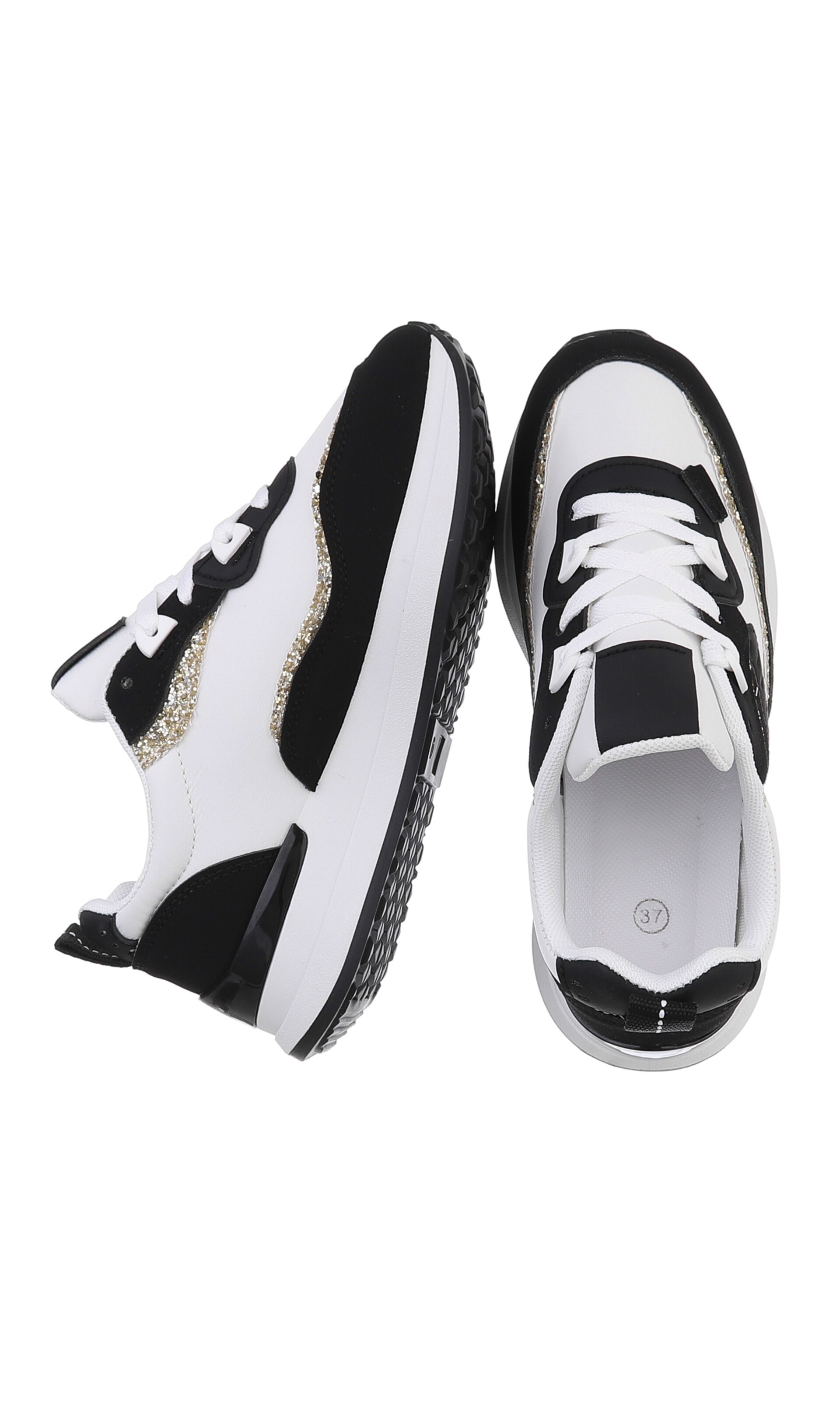 Ital-Design Sneaker in Schwarz