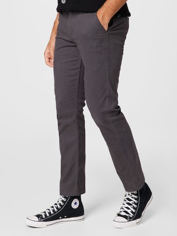 Kronstadt - Slimfit Pantalón chino 'Danie' en gris: frente