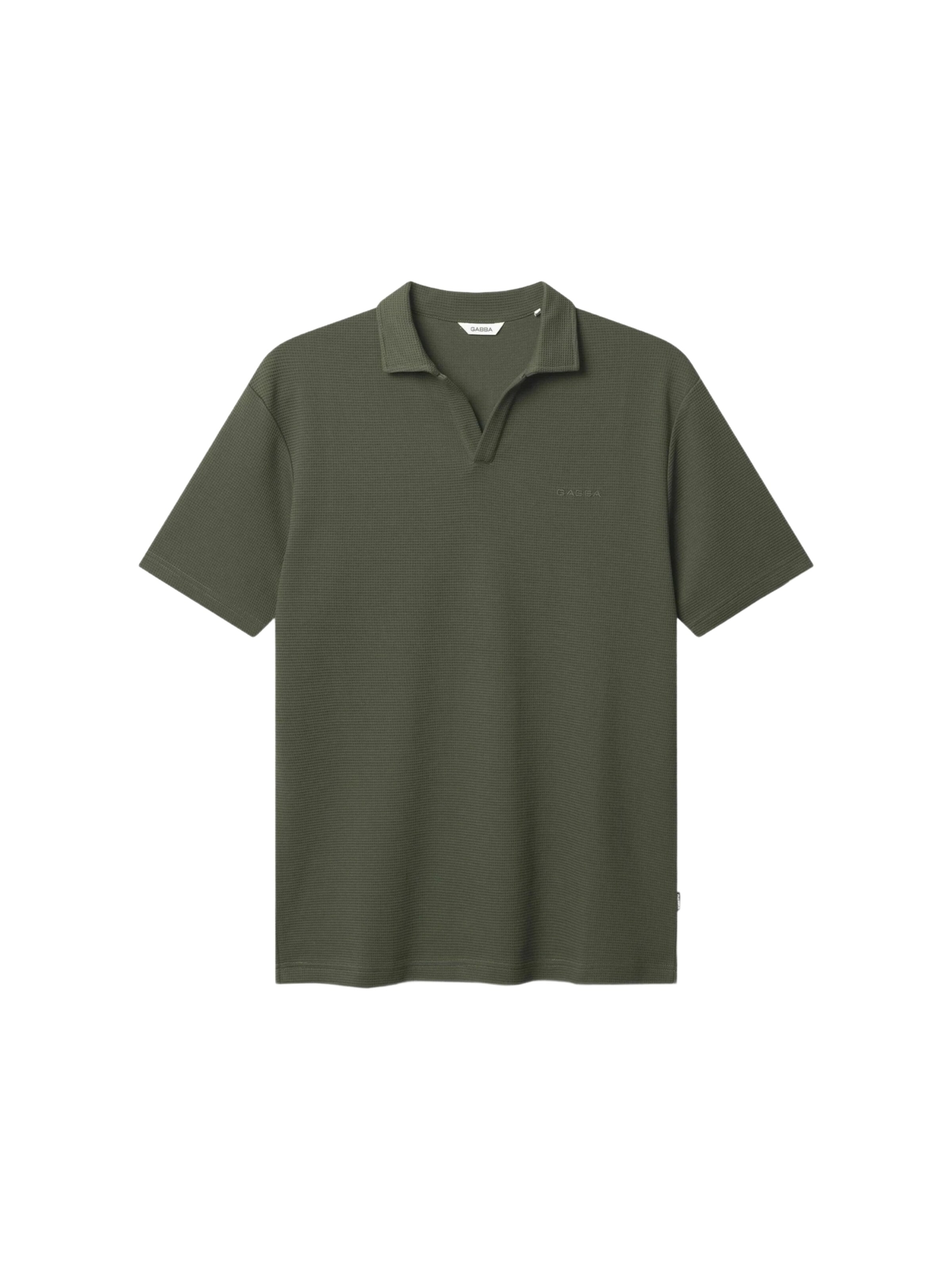 GABBA Tričko 'Lio' – zelená: přední strana