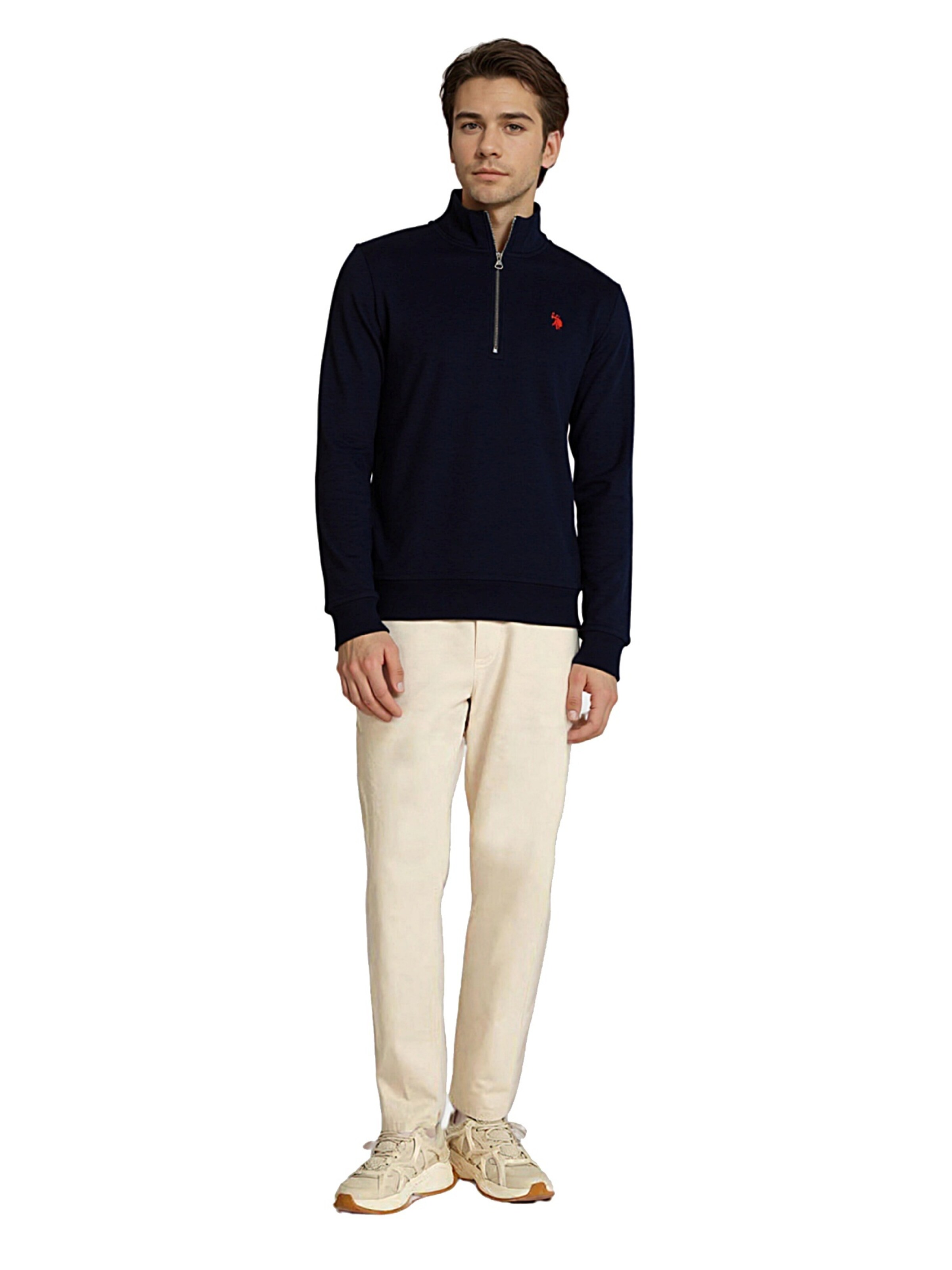 U.S. POLO ASSN. Pullover i sort