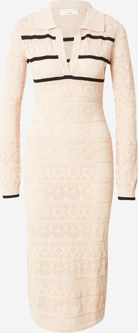 Guido Maria Kretschmer Women Gebreide jurk 'Shannon' in Beige: voorkant