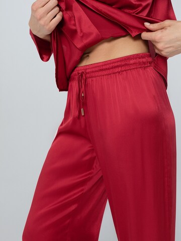 Marc & André Pajama Pants 'PETAL BEAUTY' in Red
