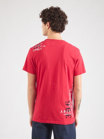 CAMP DAVID Shirt 'Heli Flight' in Red