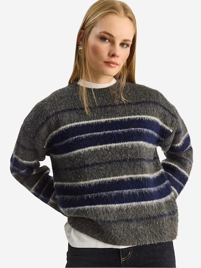 Bianco Lucci Pull-over 'Pullover' en S-L en gris, Vue avec produit