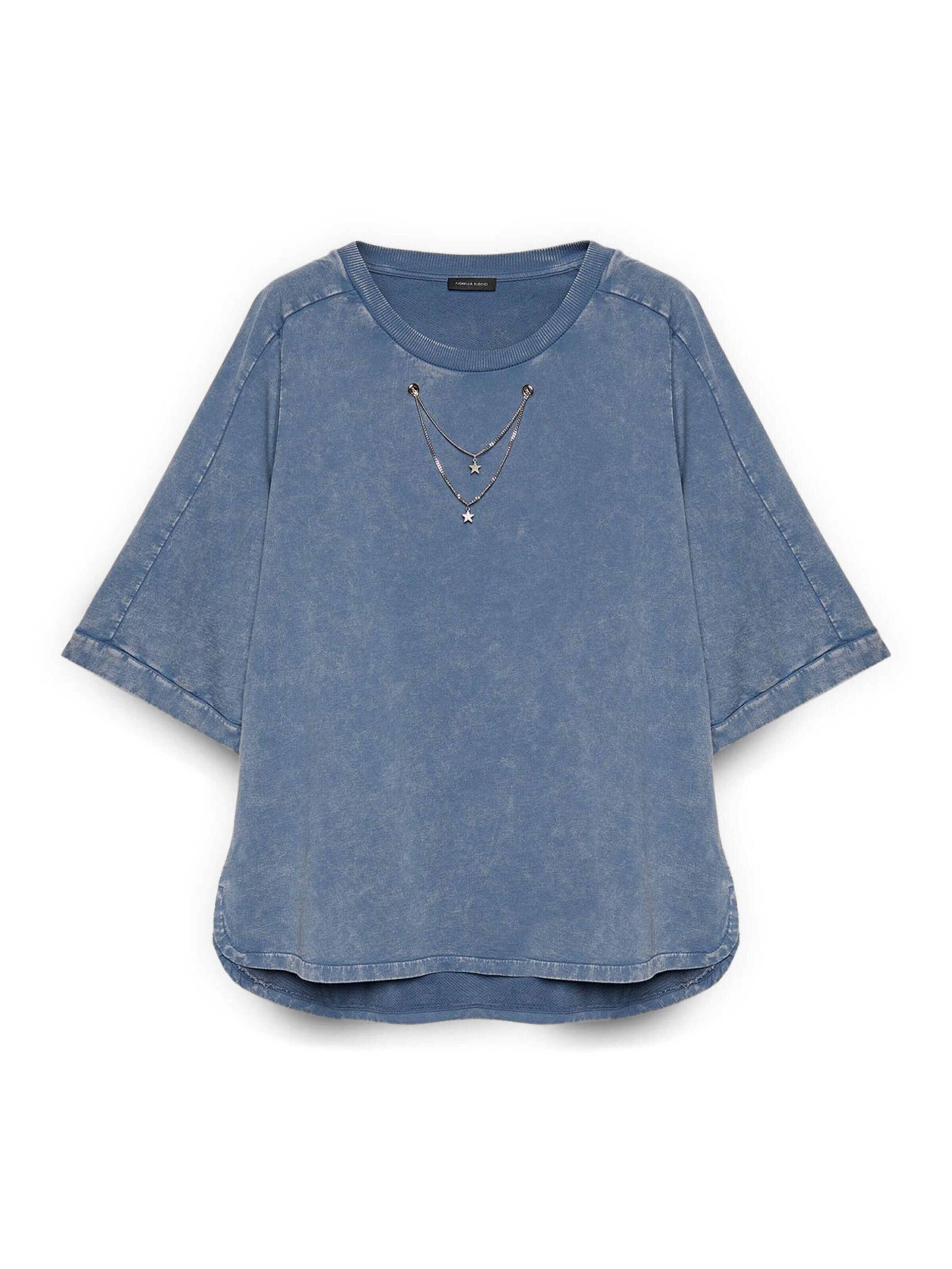 Pull-over Fiorella Rubino en bleu : devant