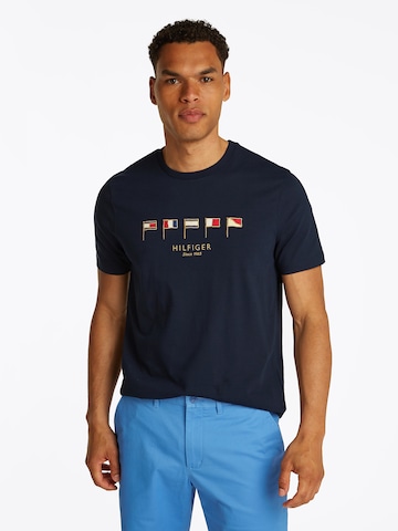 TOMMY HILFIGER Shirt in Blauw: voorkant
