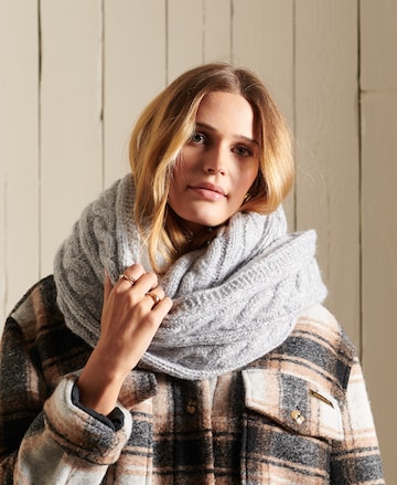 Superdry Tube Scarf in Grey