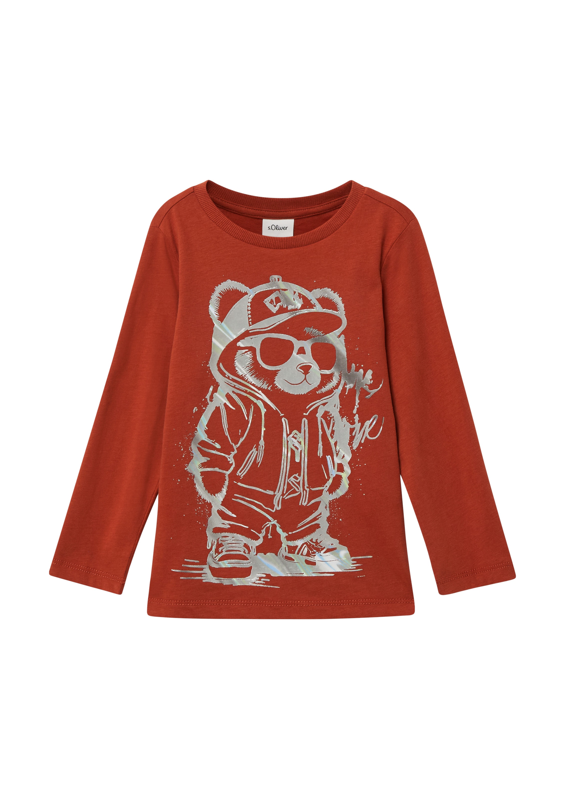 s.Oliver Shirt in Rood: voorkant