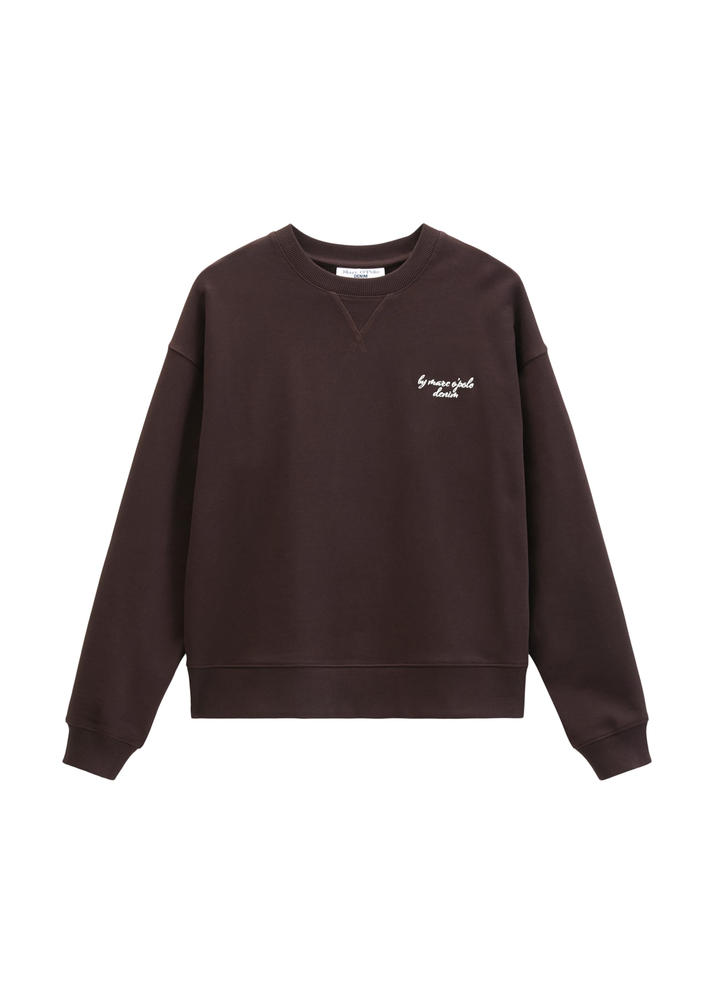 Marc O'Polo DENIM Sweatshirt in Braun: Vorderseite
