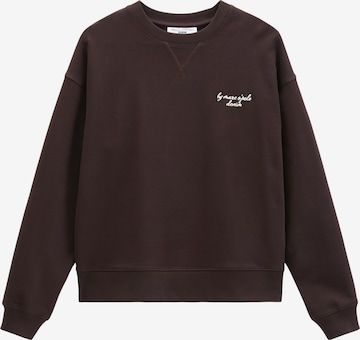Marc O'Polo DENIM Sweatshirt in Braun: Vorderseite