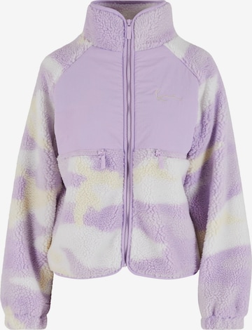 purpurinė Karl Kani Flisinis džemperis: priekis