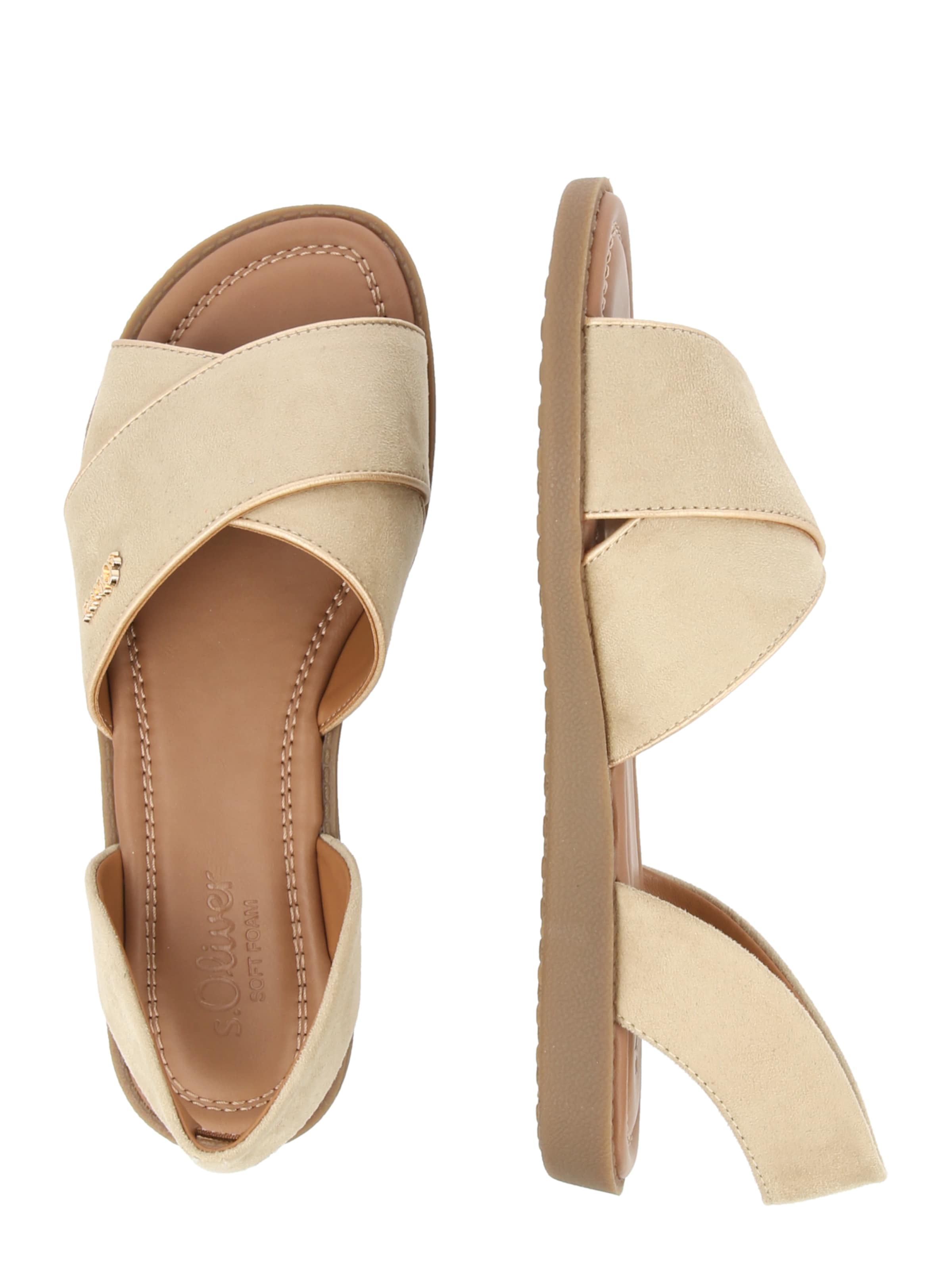 s.Oliver Сандали в бежово