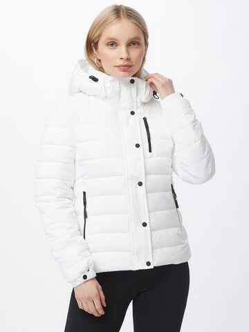 Veste d’hiver 'Fuji' Superdry en blanc : devant