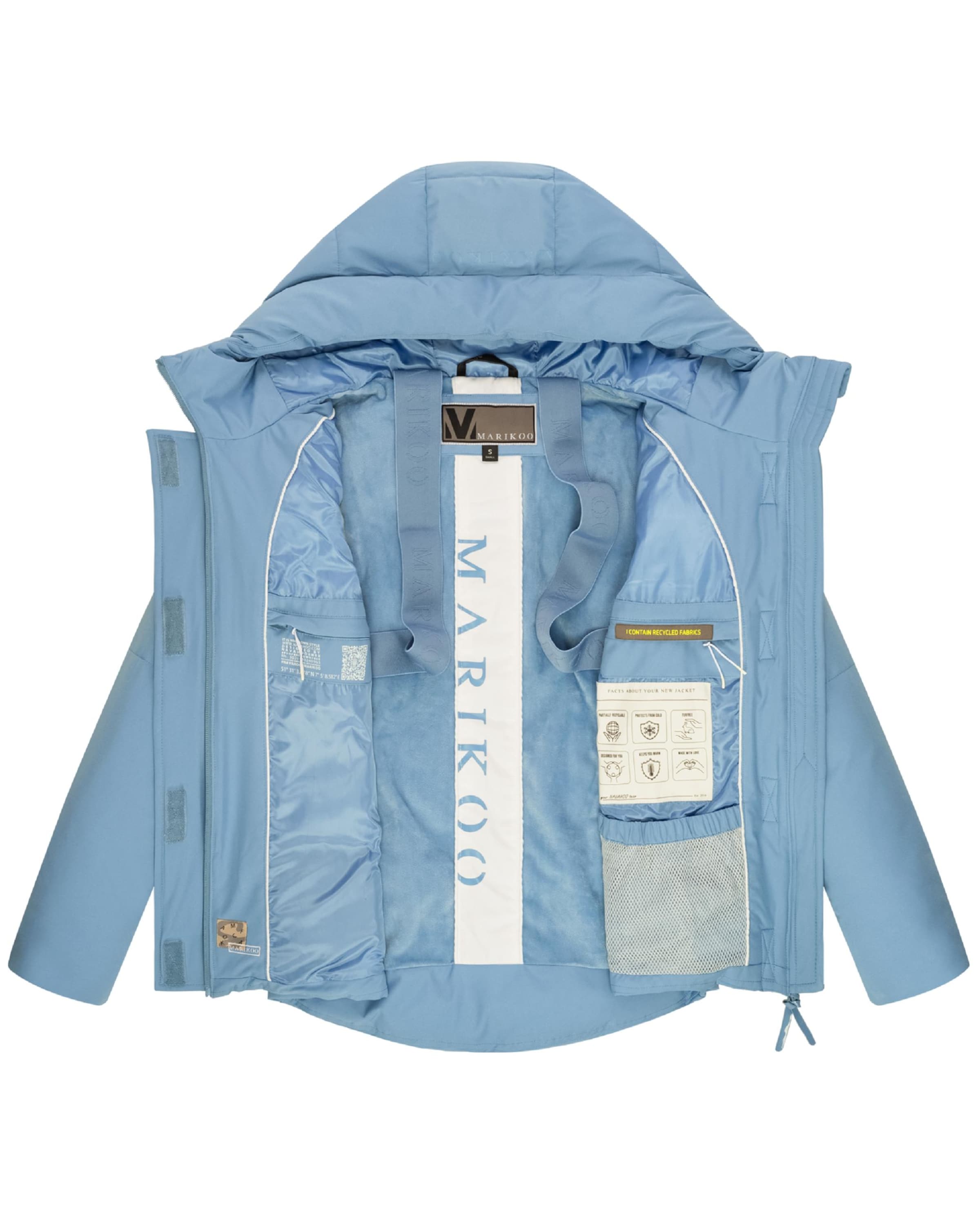 MARIKOO Weatherproof jacket 'Elira 16' in Blue
