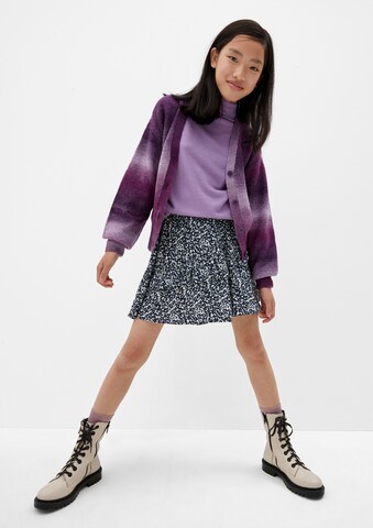 s.Oliver Knit Cardigan in Purple