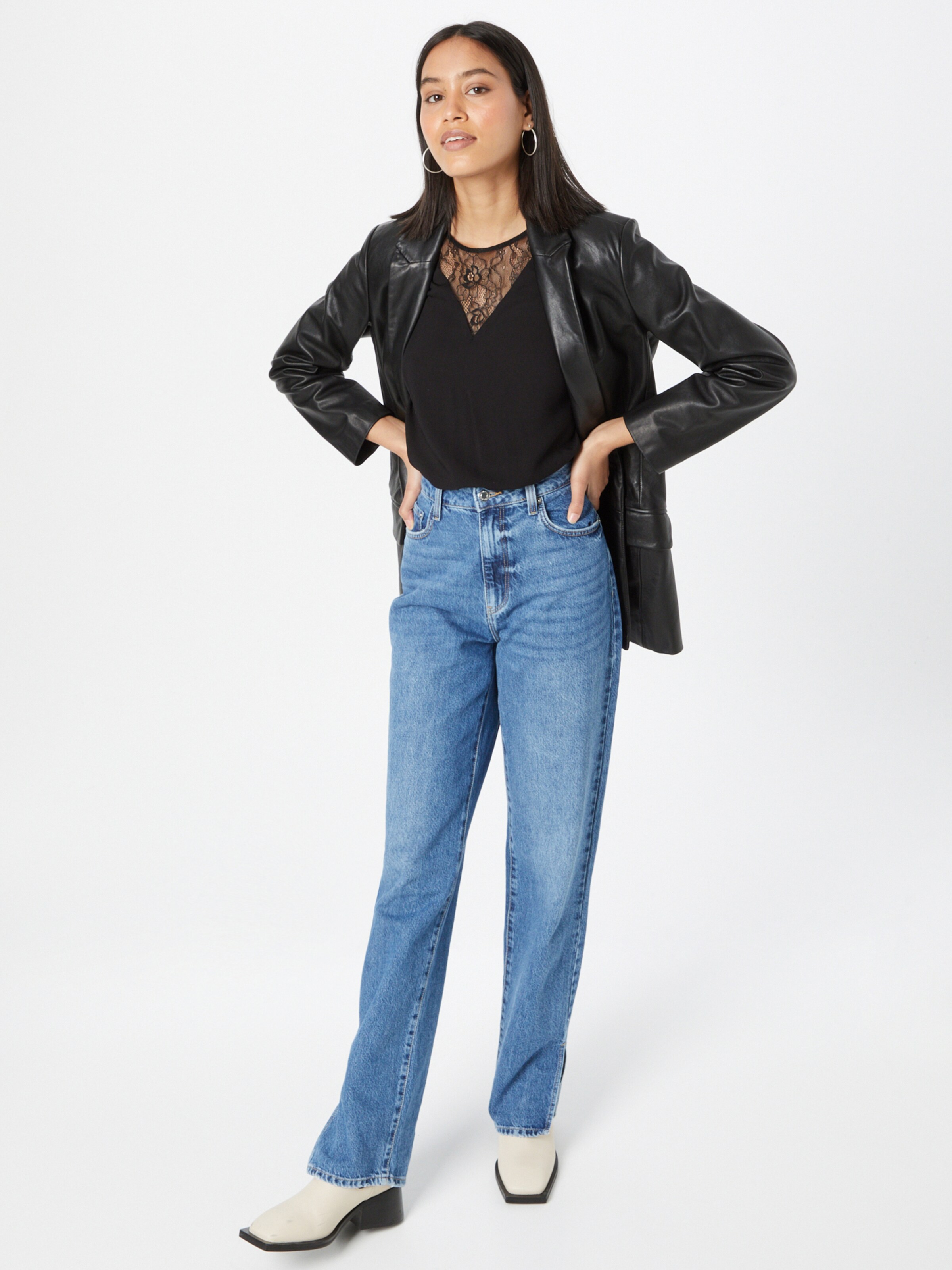 Frauen Große Größen VERO MODA Bluse 'NAJA' in Schwarz - BU98182 Frauen Große Größen VERO MODA Bluse 'NAJA' in Schwarz - BU98182