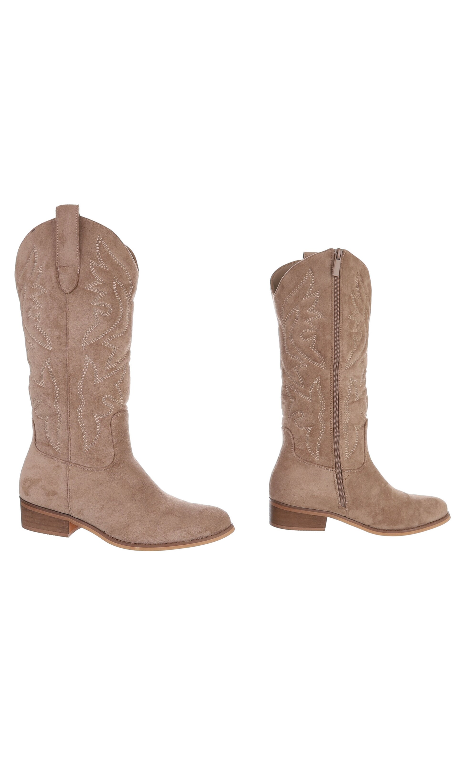 Ital-Design Cowboy Boots in Brown