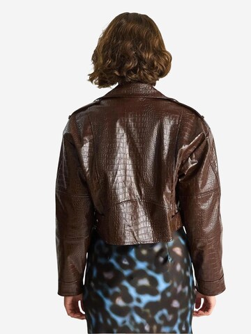 Veste mi-saison Bianco Lucci en marron