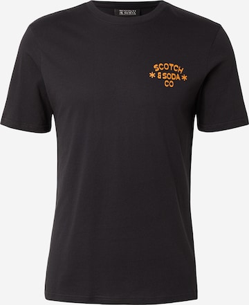 SCOTCH & SODA - Camiseta en negro: frente