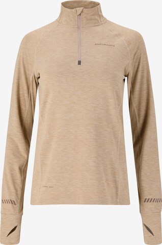 T-shirt fonctionnel 'Canna V2' ENDURANCE en beige : devant