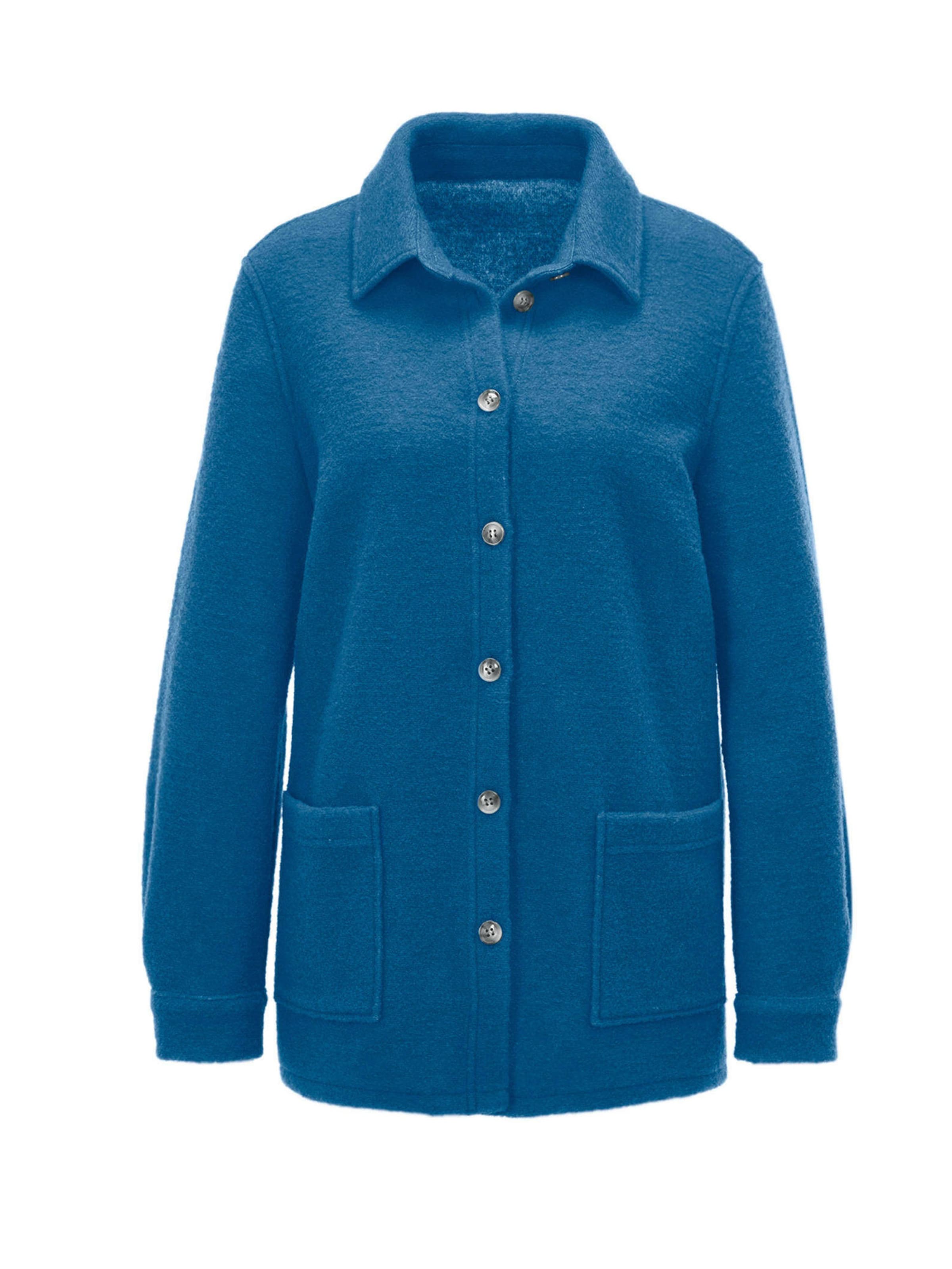 Goldner Sweatvest in Blauw: voorkant