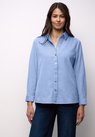 STREET ONE Blouse in Blue: front