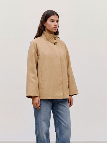 VERO MODA Between-Season Jacket 'VMLorafine' in Brown: front