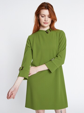 Ana Alcazar Jurk 'Sidana' in Groen: voorkant
