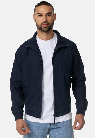 INDICODE JEANS Between-Season Jacket ' Forty ' in Blue: front