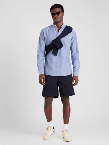 Coupe regular Chemise JACK & JONES en bleu