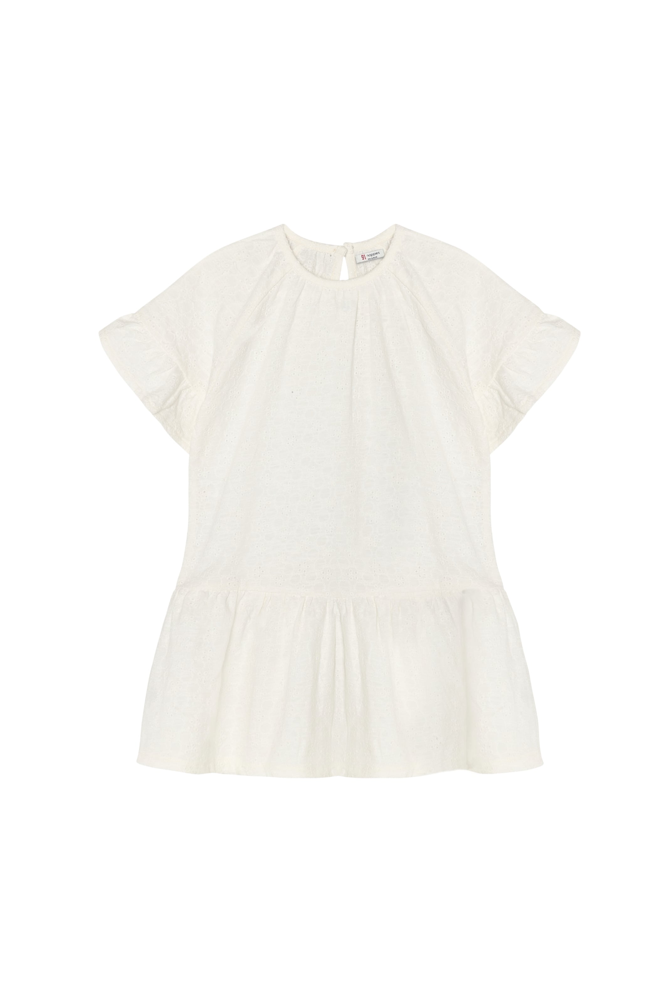 Noppies Jurk in Wit: voorkant