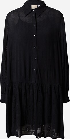 VILA ROUGE Košilové šaty 'MACAY' – černá: přední strana