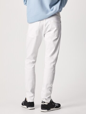 Slimfit Jeans 'Stanley' di Pepe Jeans in bianco