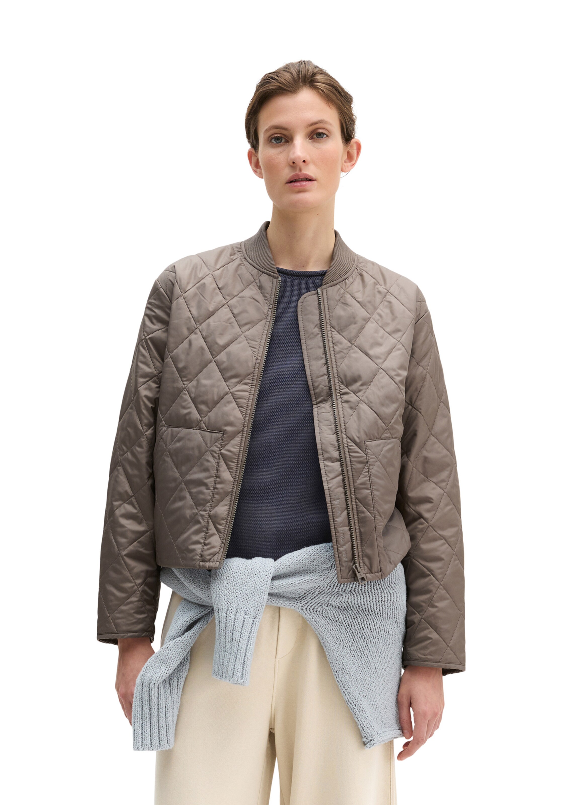 Marc O'Polo Übergangsjacke in Braun: Vorderseite