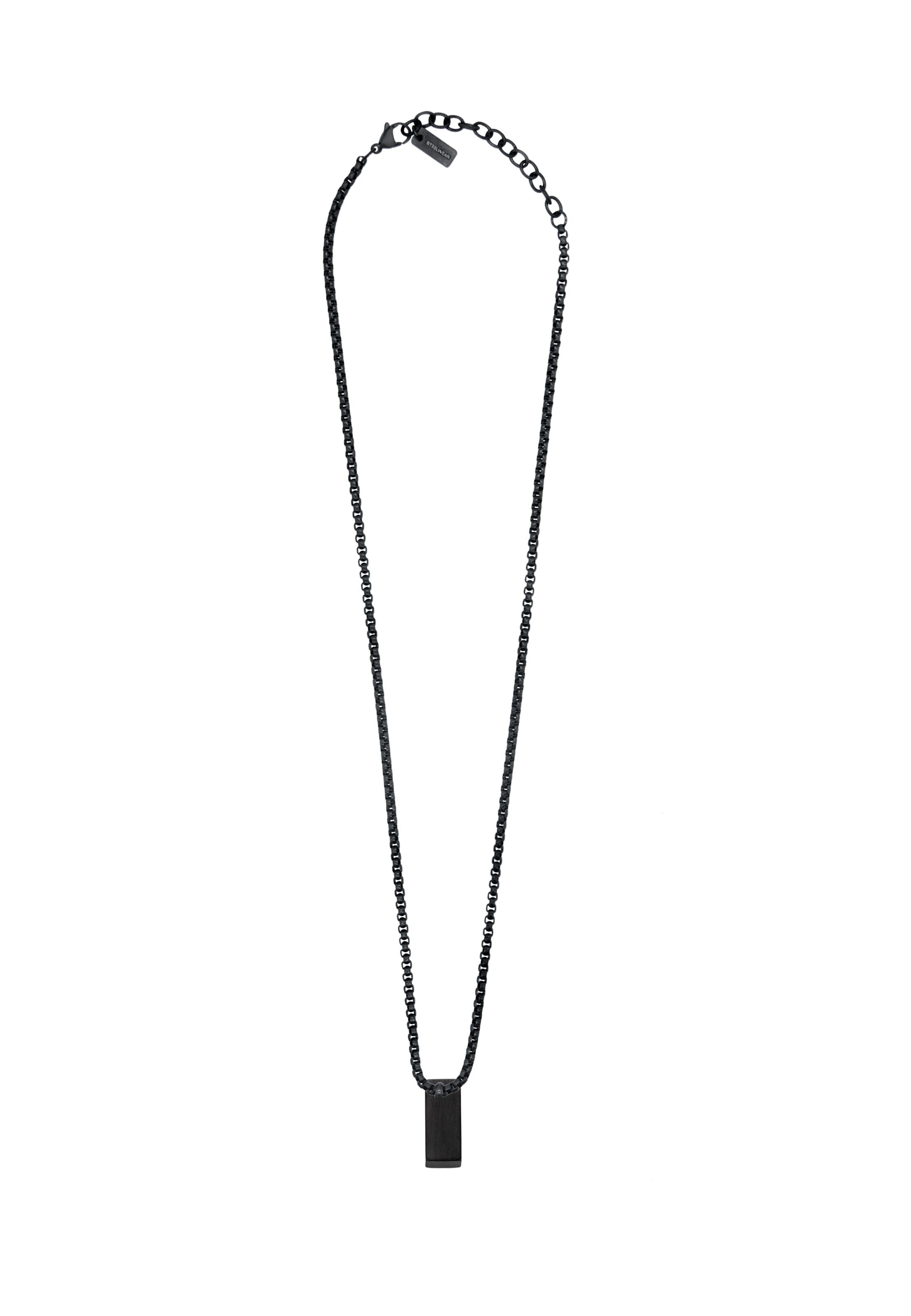 Steelwear Necklace 'berlin' in Black: front